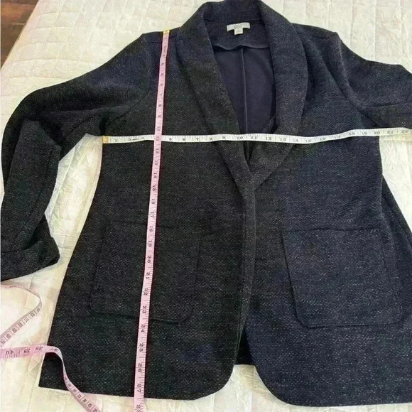 Croft & Barrow Blazer Jacket Womens Size Small Lightweight Blue Open Front Med - Picture 4 of 5
